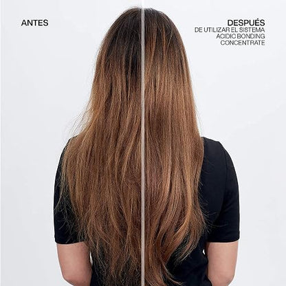 REDKEN- Shampoo Acidic Bonding Concentrate de Redken 300ml + Mascarilla travel size| Shampoo y mascarilla de reparación máxima | Repara 1 año de daño en 5 minutos y proporciona hidratación profunda