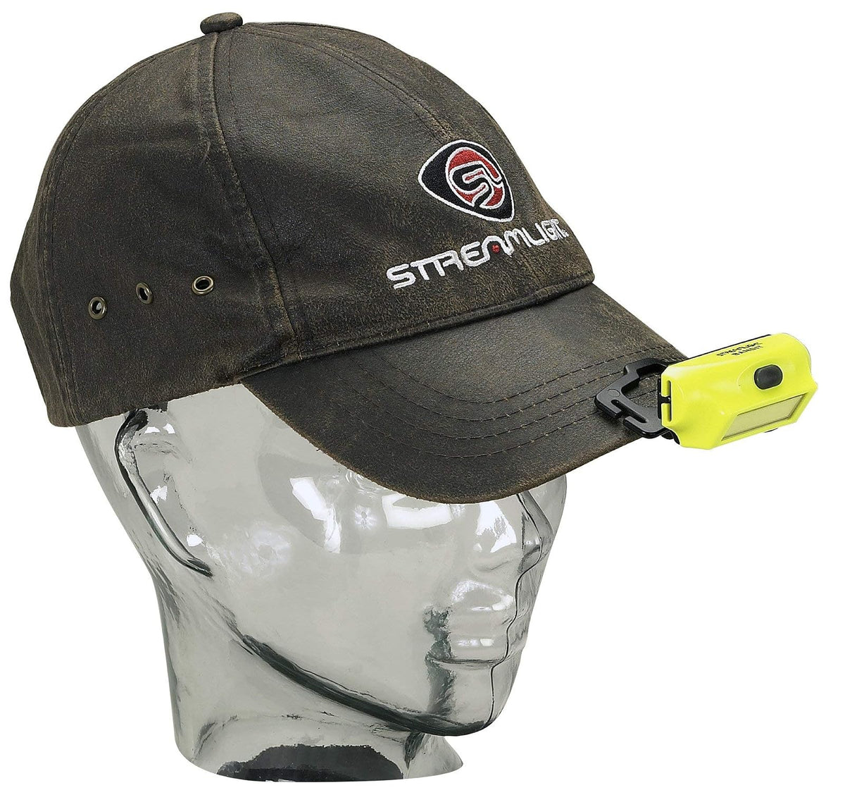 Streamlight 61702 Bandit 180-Lúmenes LED Linterna Frontal Recargable USB con Clip para Gorro y Correa, Negra