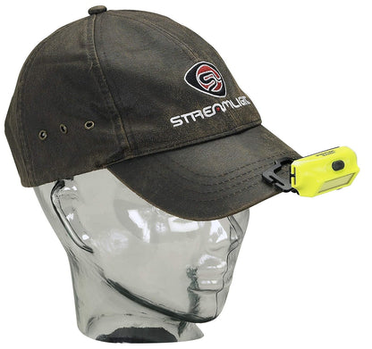 Streamlight 61702 Bandit 180-Lúmenes LED Linterna Frontal Recargable USB con Clip para Gorro y Correa, Negra
