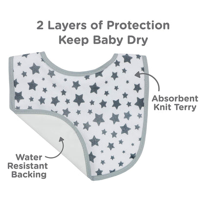 Neat Solutions Boy 10 pack Water Resistant Bib Set