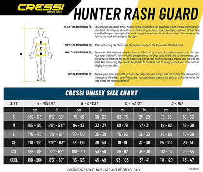 Rashguard Cressi Hunter