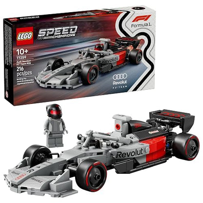 LEGO Speed Champions Auto de Carreras Audi Revolut F1 Team R26 – Set de Construcción para Niños a Partir de 10 Años – Carrocería Realista y 1 Minifigura de un Piloto – 77259