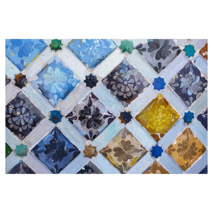 Fine Art Tj - Cuadros Decorativo Azulejos españoles, Decoracion de Pared, canvas, cuadros, lienzo, impresión, decoracion de interiores, cuadros para sala, arte, enbellecido, hogar.