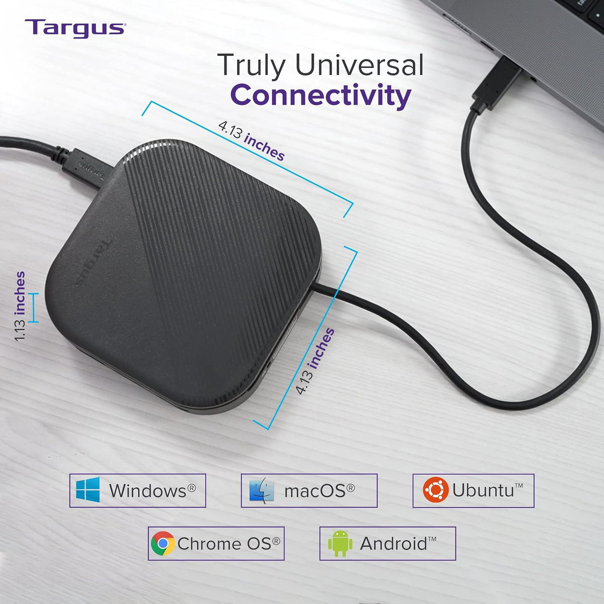 Targus Docking Station DOCK116GLZ HD Universal Display Link Color Negro