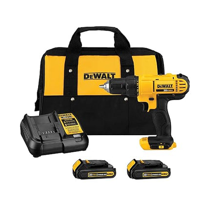 DeWALT DCD771C2 - Taladro (Ión de litio) Negro y Amarillo