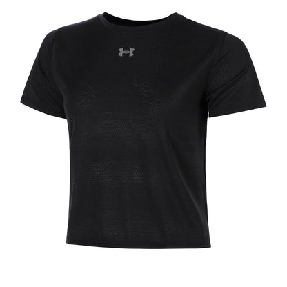 Under Armour Playera Manga Corta para Correr Velociti para Mujer Talla CH Color Negro