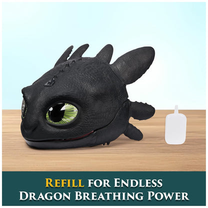 Dreamworks, Dragons, How To Train Your Dragon, Máscaraelectrónica lanza y ruge de Toothless, disfraces infantiles y para juegos de imitación para niños y niñas a partir de 4 años