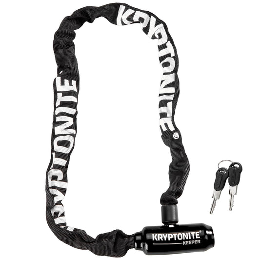 Kryptonite Keeper 585 - Candado de Cadena para Bicicleta (5 mm) | Nivel de seguridad 4/10, acero endurecido de 5 mm, para bicicleta y scooter 0,73 kg, 85 cm