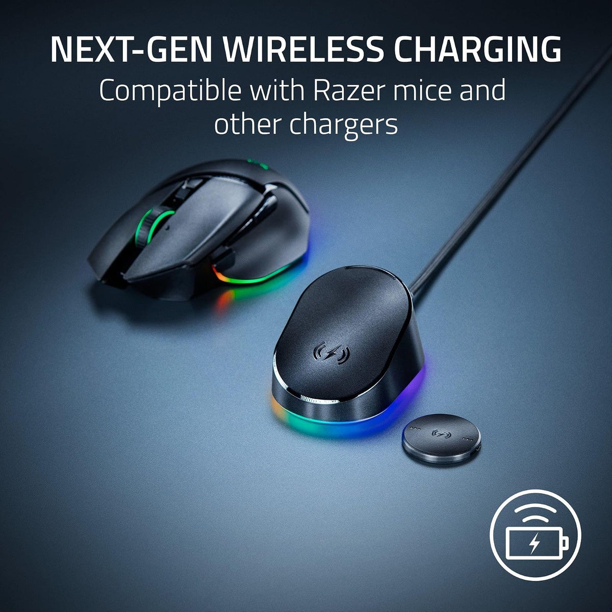 Razer Módulo de Carga inalámbrica para Ratón Compatible