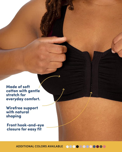 Fruit of The Loom Front Close Builtup Sports Bra Sujetador Deportivo Mujer