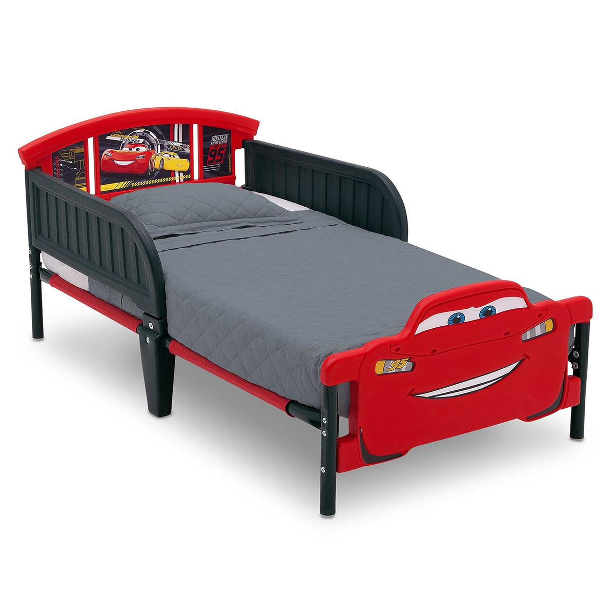 Delta Children Cama Infantil de Transición con Diseño Disney 3D - Disney - Pixar Cars 3