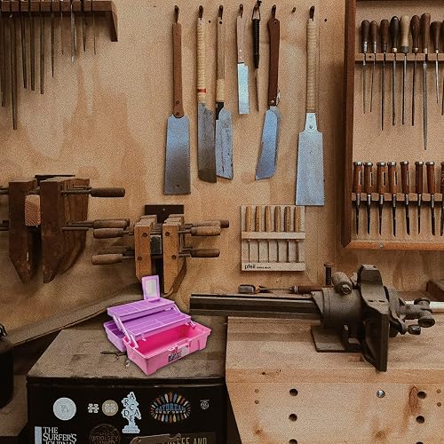 Santul 6239 Caja Vanity, 14 pulgadas, morada/rosa