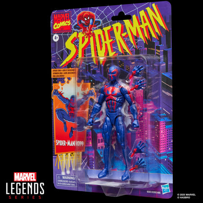 Spider-Man Marvel Legends Series, 2099, Figura Retro Coleccionable a Escala de 15 cm Inspirada en los cómics