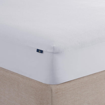 Serta - Funda de colchón Suave Superior, 72 x 84 Pulgadas, Protector de colchón Impermeable Resistente a Las Manchas, Bolsillo elástico Profundo de 18 Pulgadas para un Ajuste Seguro, Almohadilla de