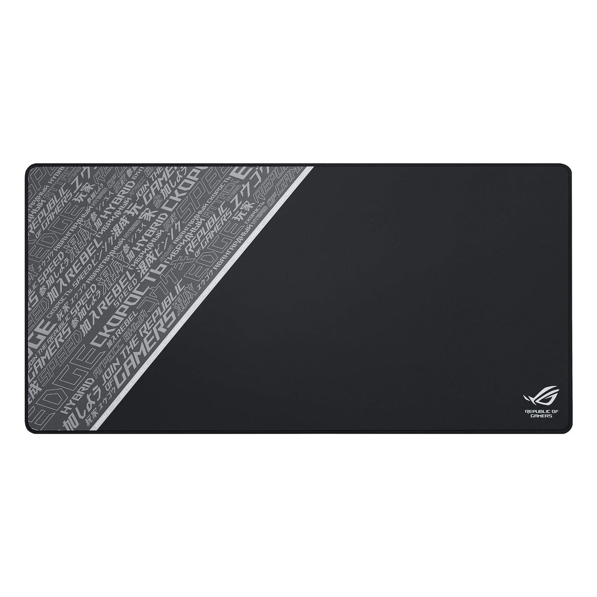 ASUS ROG Sheath BLK LTD Mousepad Grande Antiderrapante Negro para PC Gamer | Edición Limitada blackout, superficie de tela, base de goma antideslizante, bordes cosidos anti-desgaste, 900x440x3mm, ROG