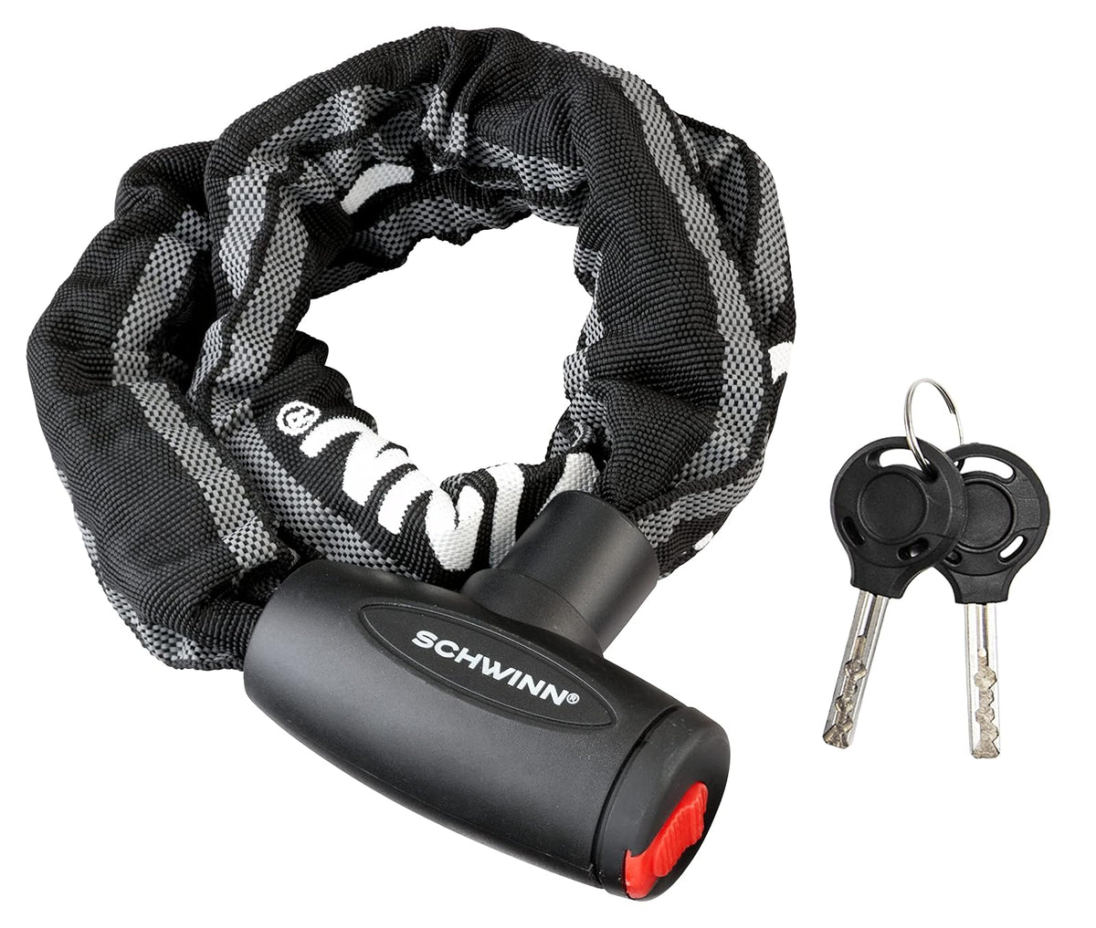 Schwinn Bloqueo antirrobo para Bicicleta, Niveles de Seguridad 1-5, Opciones de Llave y combinación, múltiples Longitudes