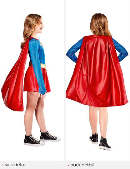 Rubie's Costume Disfraz de Supergirl para niños, Superchica, Rojo, Mediano