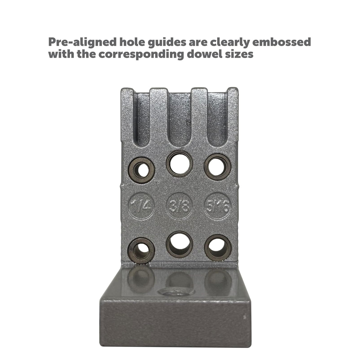 Wolfcraft 3751405 Juego de Plantilla y Clavijas Profesional