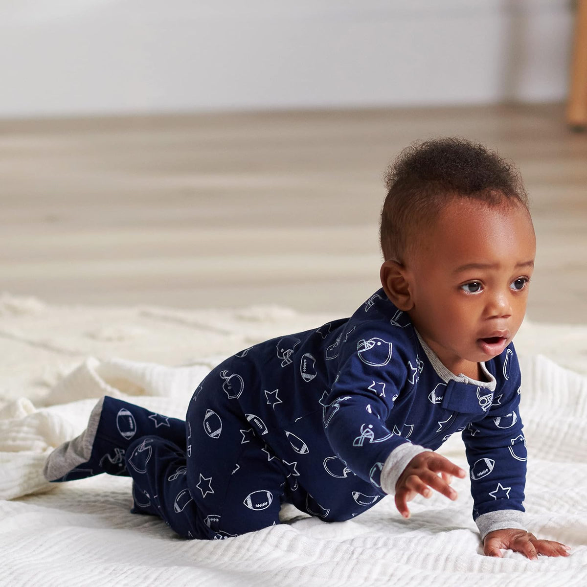 Gerber Baby Boys - Paquete de 4 pies para Dormir y Jugar