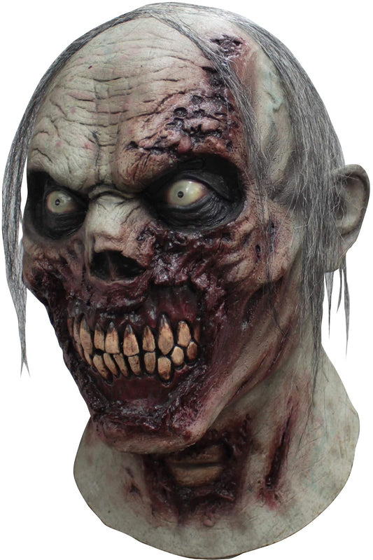 Furious Walker, Máscara de Látex de Terror de Zombie de Apocalipsis Ideal para Halloween y Fiestas de Disfraces