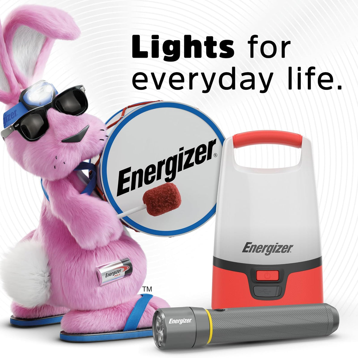 Energizer LightxPower - Linterna de camping con cubeta, X1000, recargable de doble potencia, batería AA, IPX4, resistente al agua