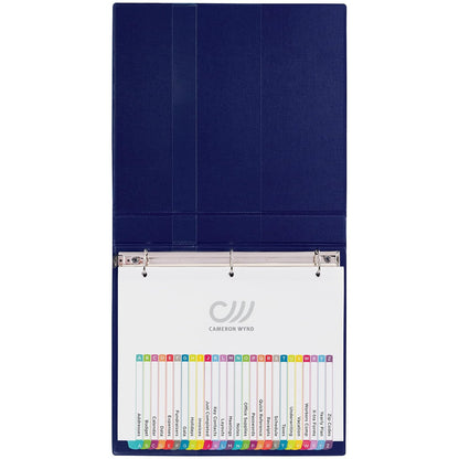 Avery 11844 SSeparador Prediseñado con Pestañas Multicolor Alfabético