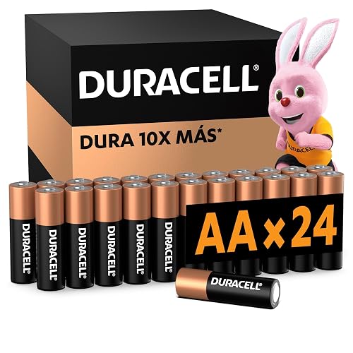 Duracell Pila Alcalina AA - Pack x24 Dura 10X Más
