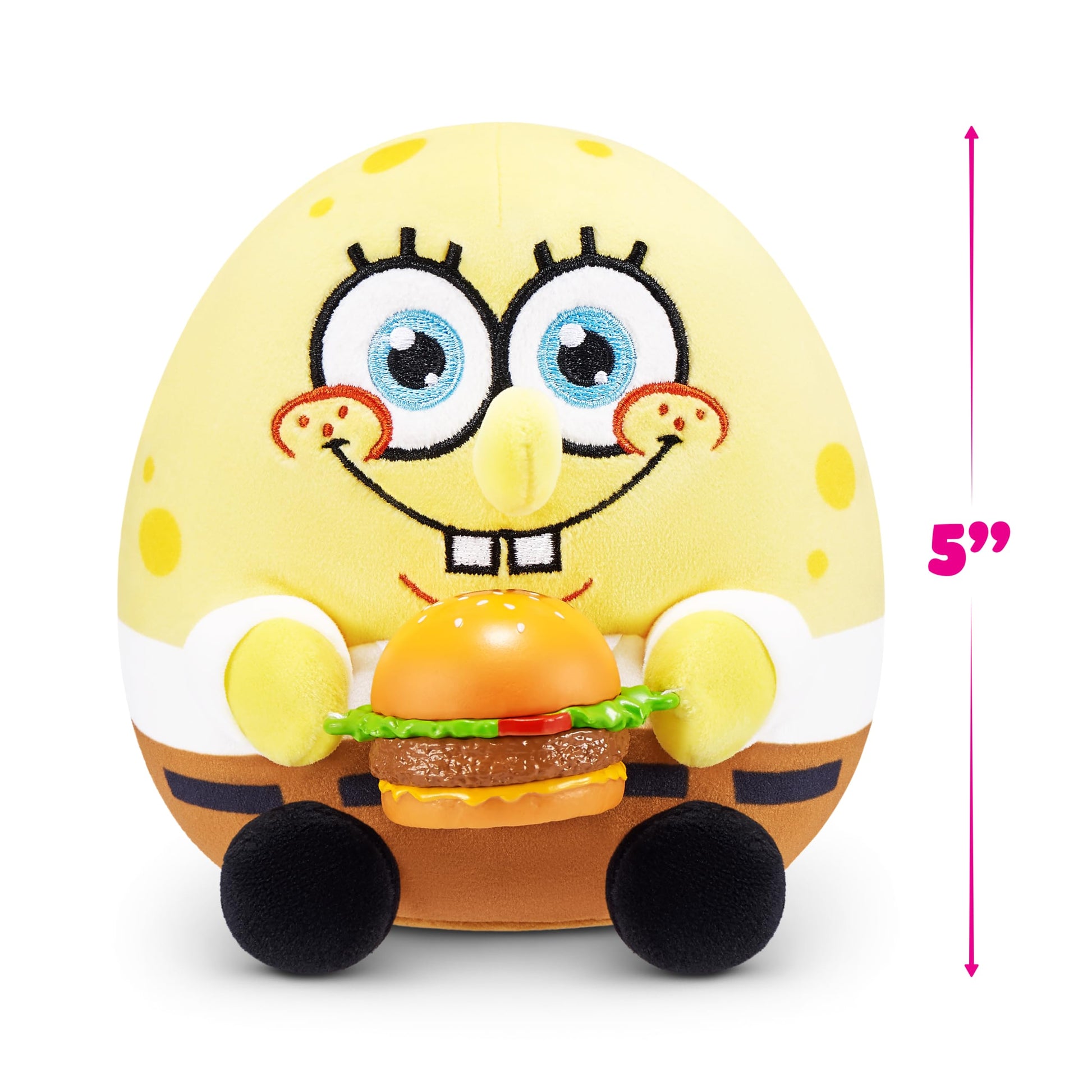 Zuru Snackles, Spongebob, Series 1, 5" Plush, Capsule