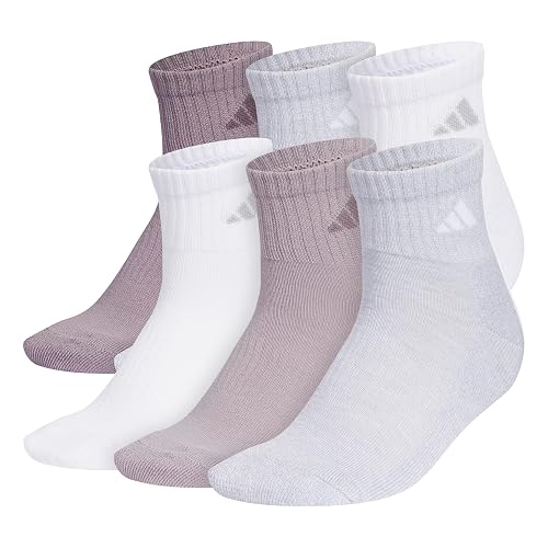 adidas Women's Athletic Quarter Socks 6-Pack