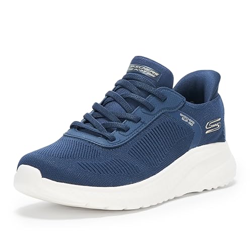 Skechers - Tenis Deportivos para Mujer con Manos Libres, Bobs Squad Chaos-Current Muse