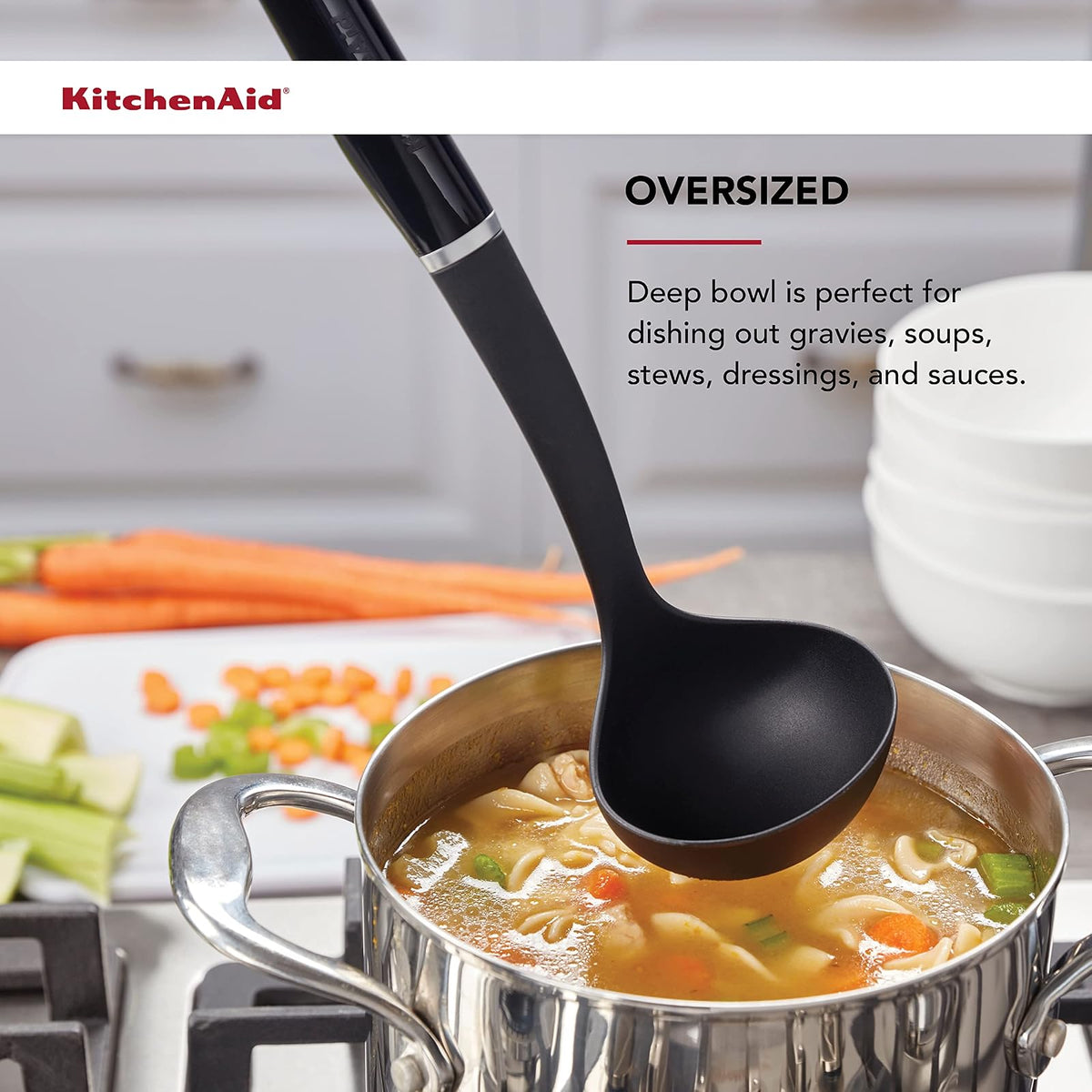 KitchenAid Cucharón de Nylon Clásico KE006OHOBA