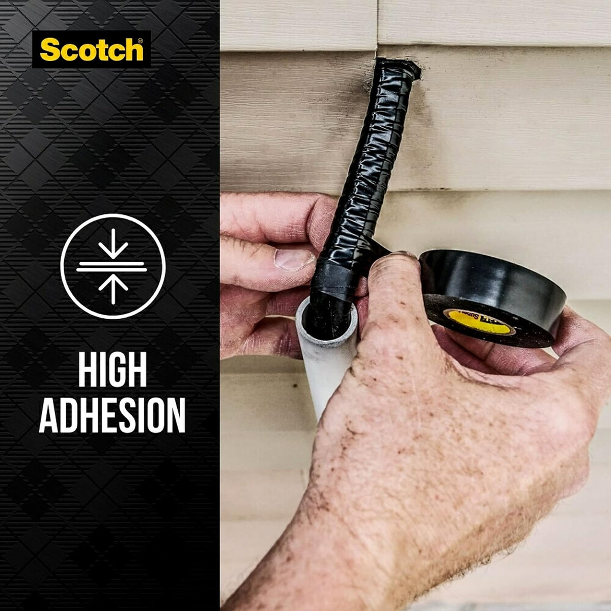 3M Scotch Cinta Eléctrica Super 33+, 1 Rollo, 18MM x 20M, 1 Caja c/ 10 Rollos