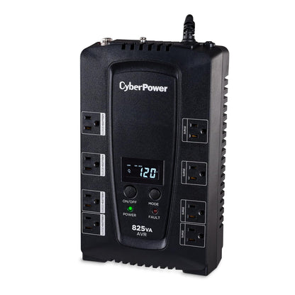 CyberPower CP825AVRLCD Intelligent LCD UPS 825VA 450W AVR Compact