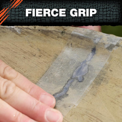 T-Rex - Cinta impermeable y de reparación de alberca, no necesita kit, permanente, funciona bajo el agua, se adhiere a superficies húmedas, transparente, 1.9 x 30 pies (paquete de 1)