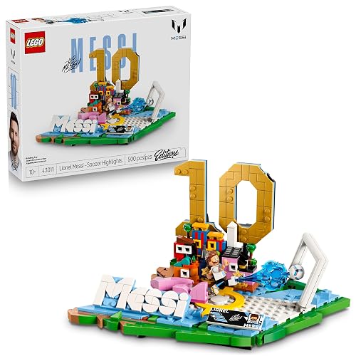 LEGO Editions Lionel Messi: Fenómenos del Futbol – Set de Construcción y Decoración – 43011