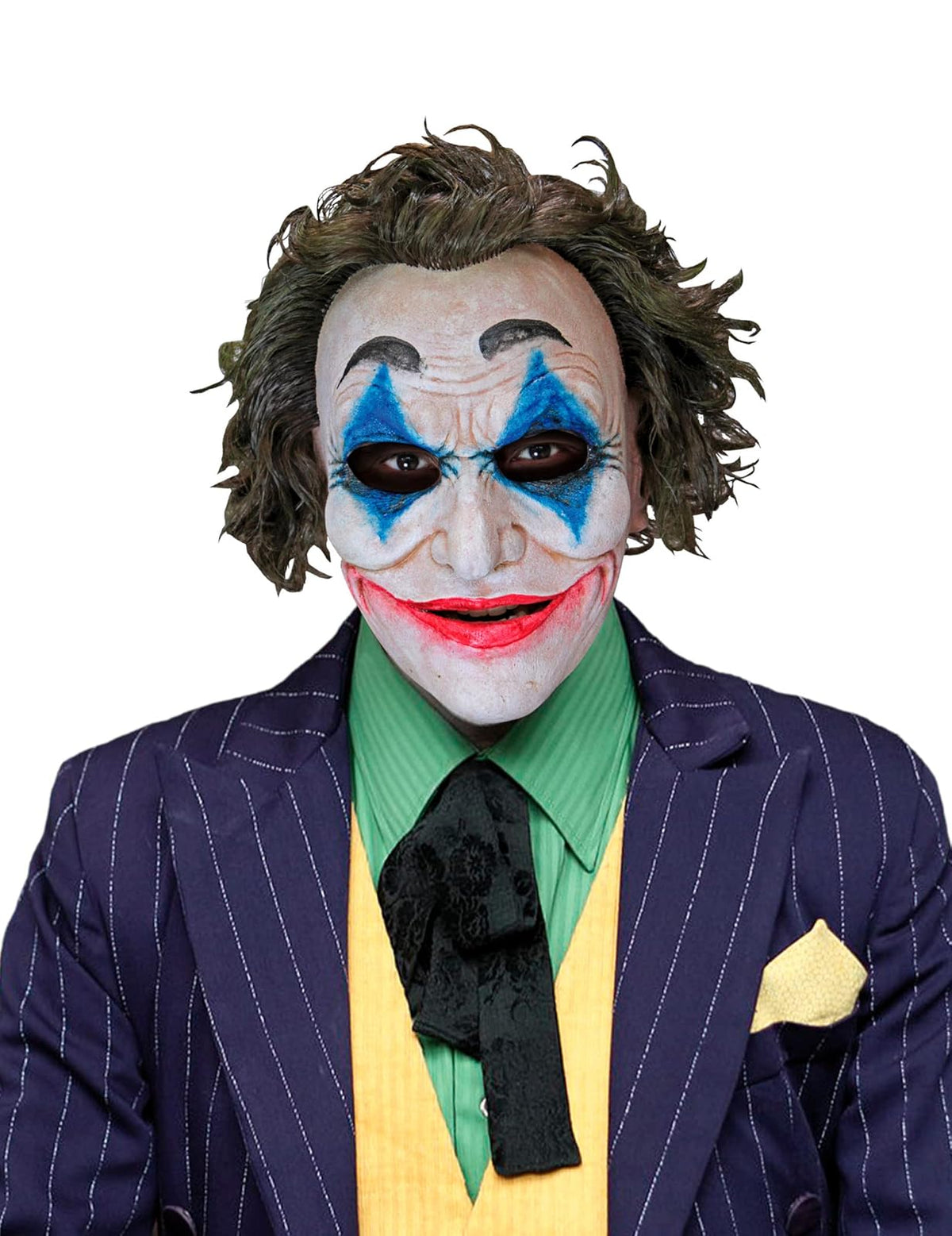 Ghoulish Productions Máscara de Payaso Guason Jack el Loco para Disfraz de Joker o Payaso Latex, Standard, Multicolor por Ghoulish Productions