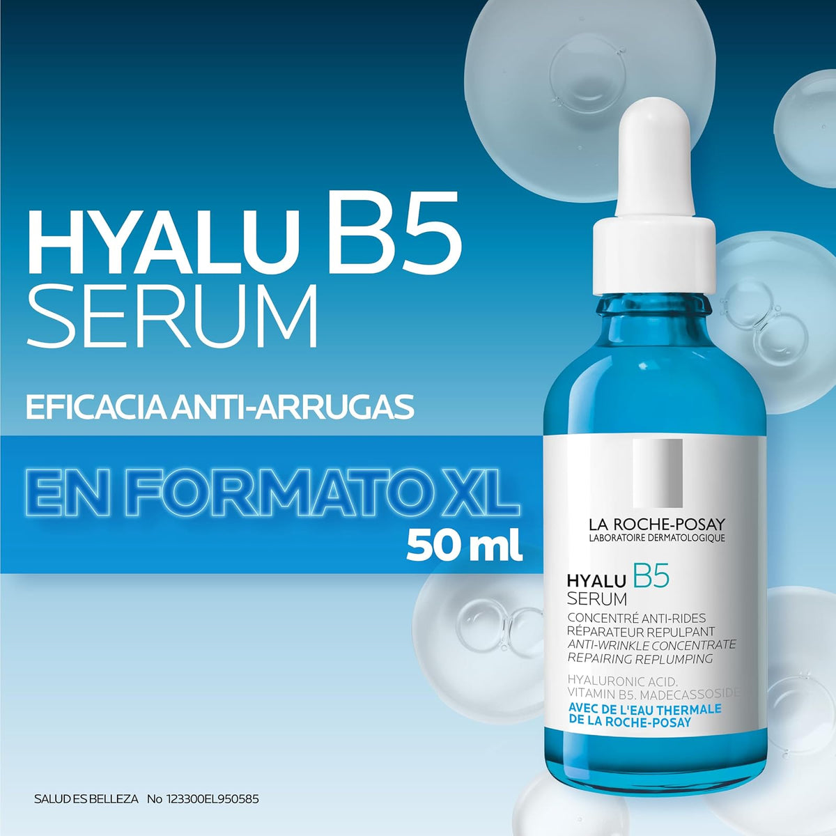 Kit La Roche-Posay Rutina Anti-Arrugas + Protección: Hyalu B5 Sérum 50ml + Anthelios UV Air 40ml