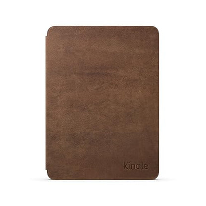 Funda para Kindle Paperwhite y Kindle Colorsoft, funda protectora ligera y plegable, cuero prémium