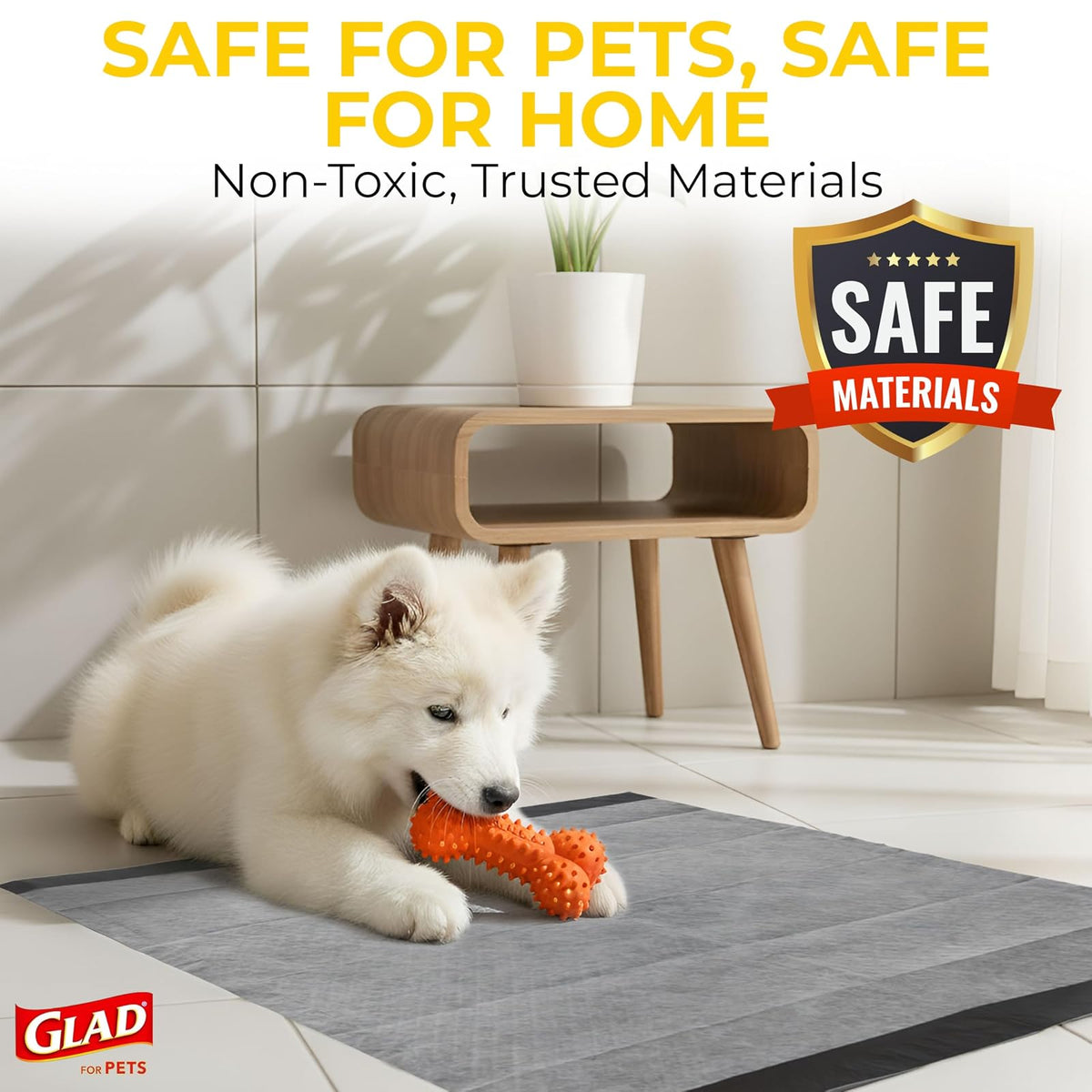 Glad, Tapete Entrenador para Perro de Carbon Activado 30pzas