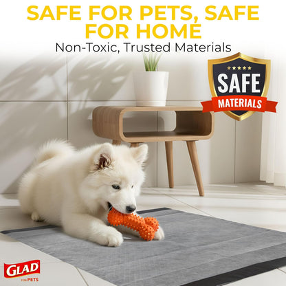 Glad, Tapete Entrenador para Perro de Carbon Activado 30pzas