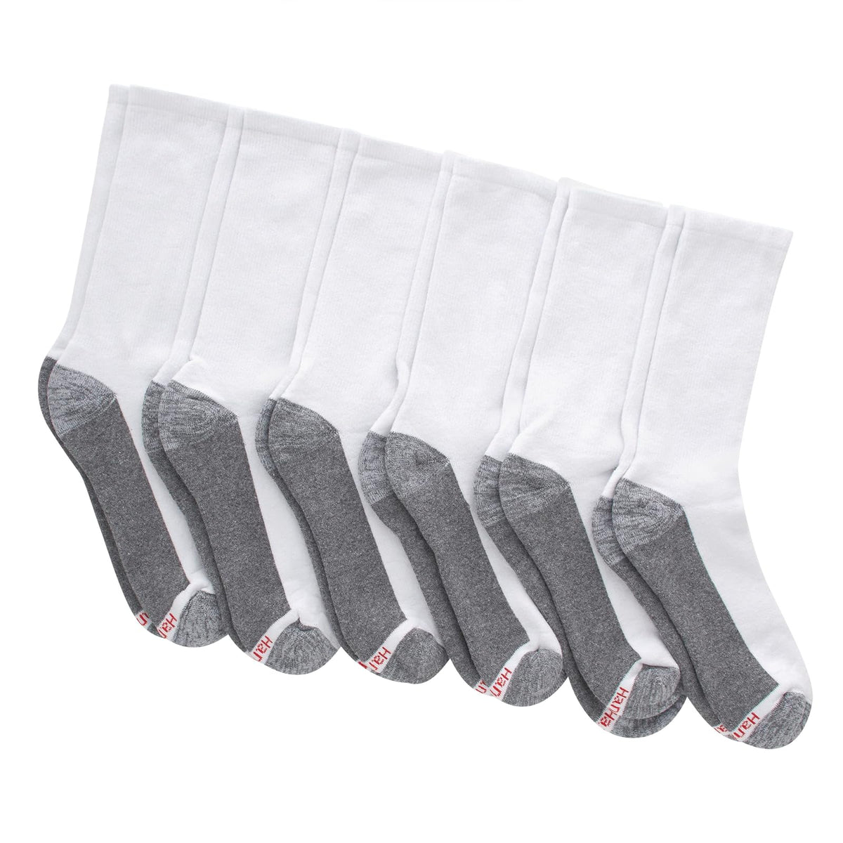 Hanes Calcetines Acolchados para Hombre Paquete de 6