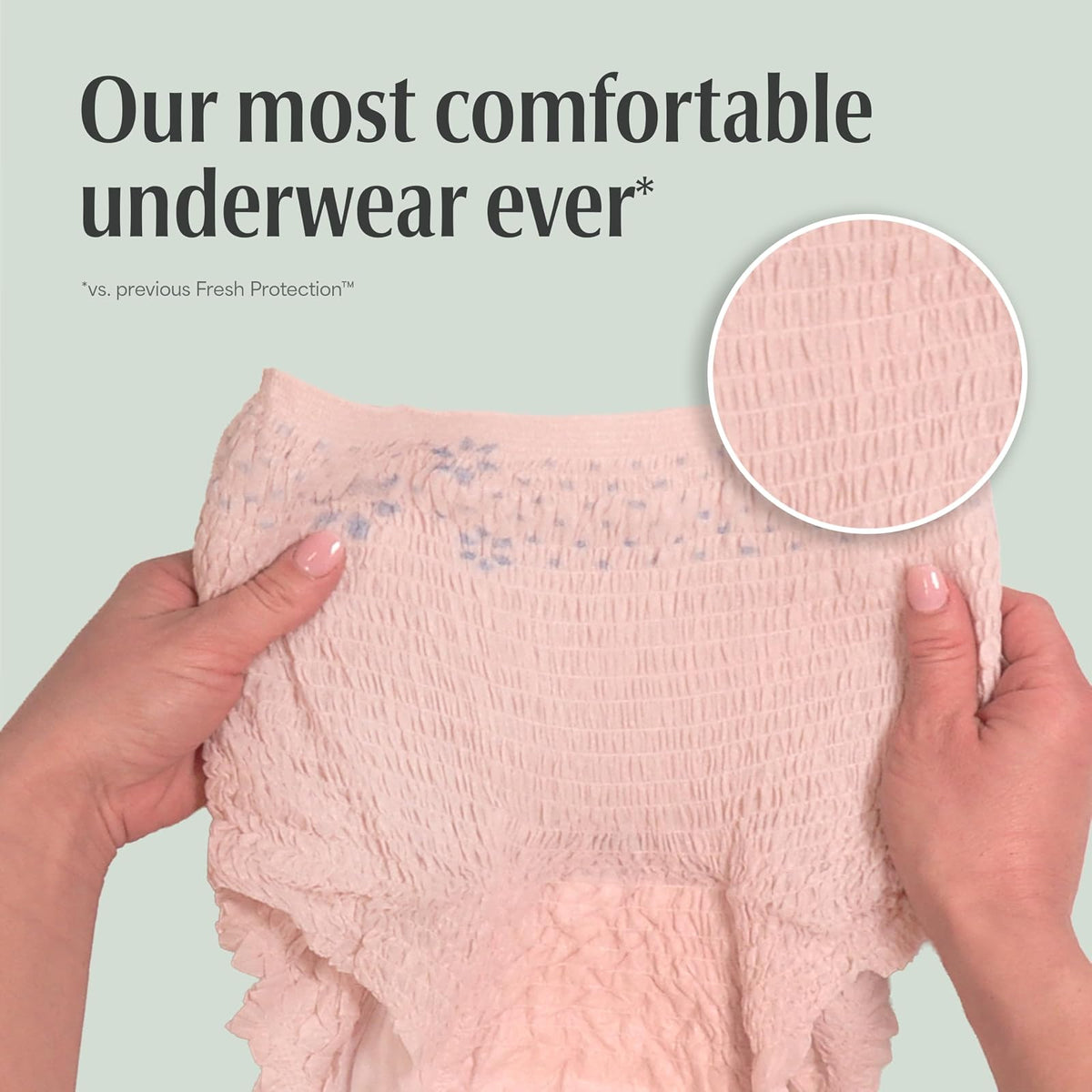 Depend FIT-FLEX - Ropa interior para incontinencia para mujer, desechable, máxima absorción, XXL, rubor, 22 unidades