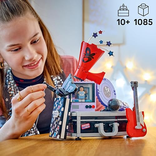 LEGO Editions Almacén Secreto de Olivia Rodrigo – Set de Construcción para Mayores de 10 Años – Decoración – Modelo de Colección con Guitarra de Juguete, Disco y Más – 43030