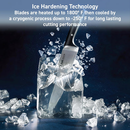 T-fal Cuchillo Santoku Acero Inox. T-Fal Ice Force, K2820664