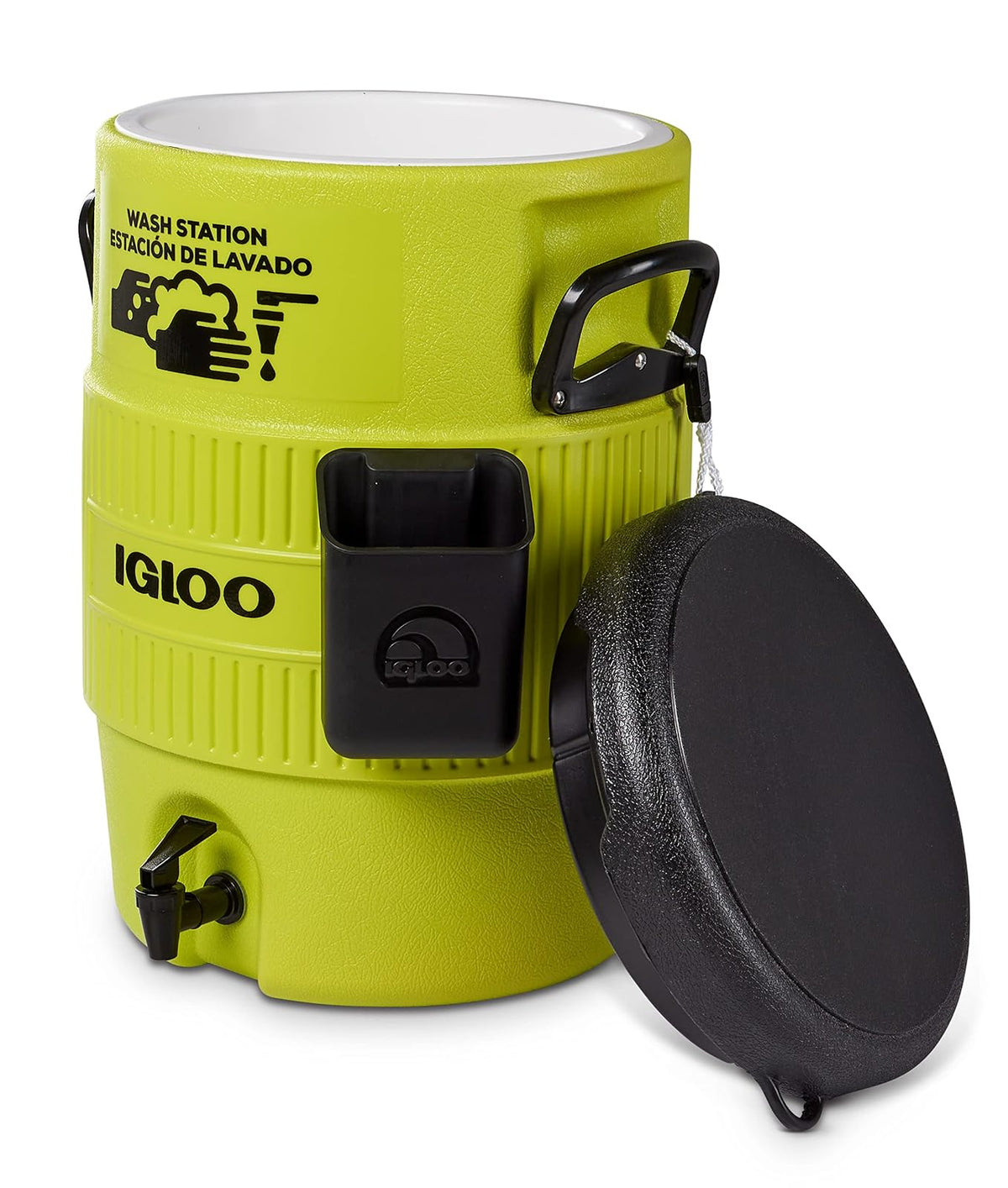 Igloo Hardsided Commerical Acid Green - Estación de Lavado Superior de Asiento de 10 galones
