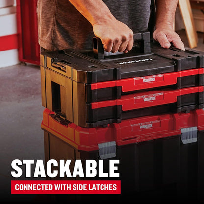 CRAFTSMAN - Caja de herramientas de plástico con cajones, organizador y almacenamiento (CMST17804)
