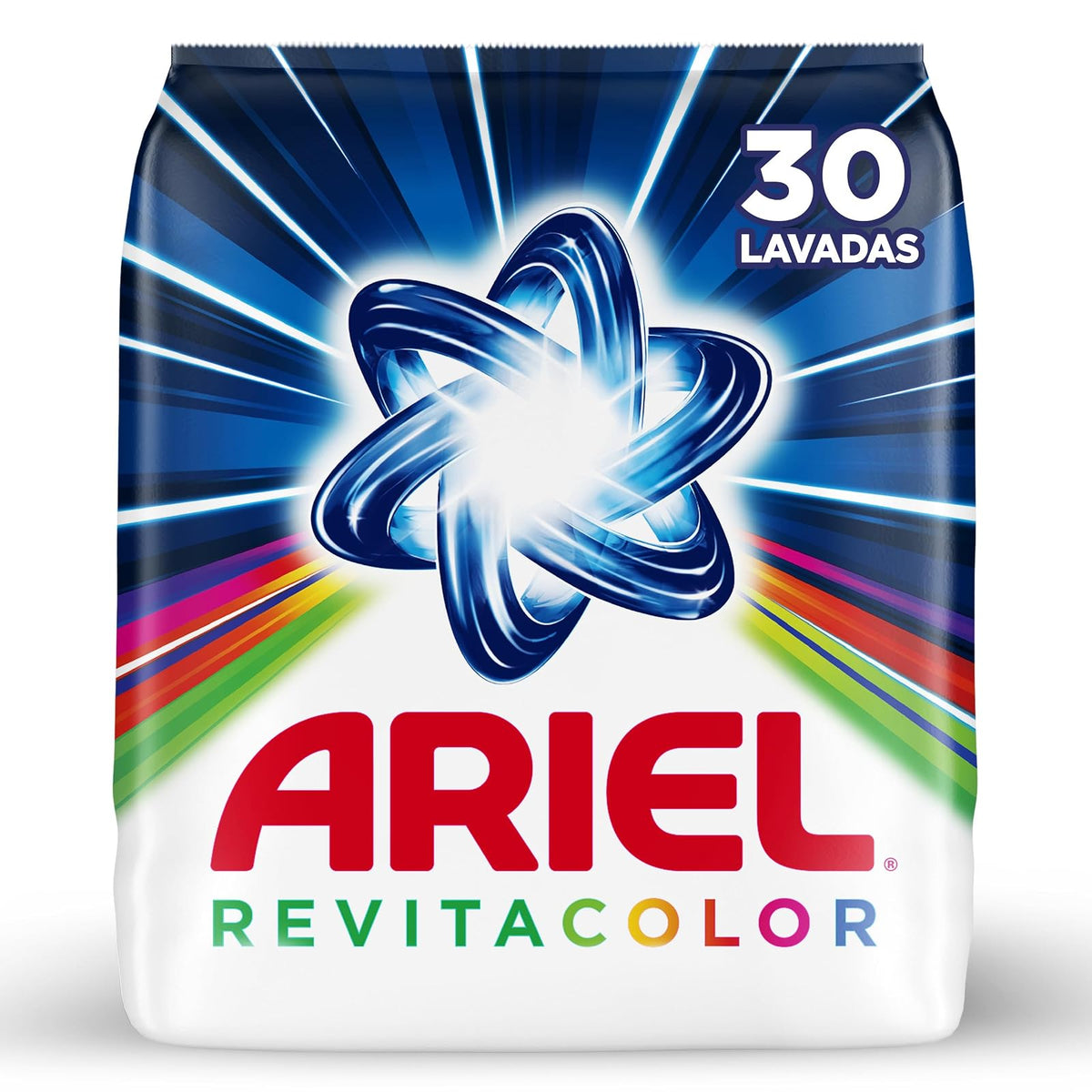 Ariel Revitacolor Detergente en Polvo para Ropa de Color - 3.7 kg (Paquete de 1)