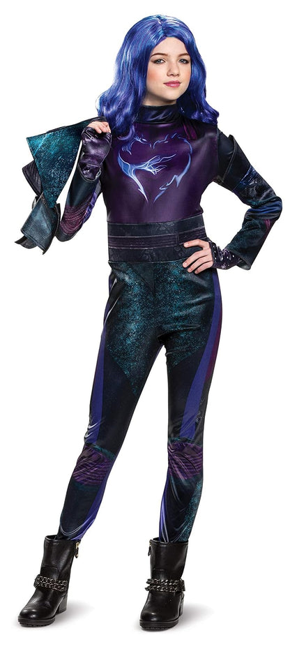 Disfraz de Descendants 3 Mal, con Licencia Oficial de Descendants 3 Disfraz para niñas, M (7-8)