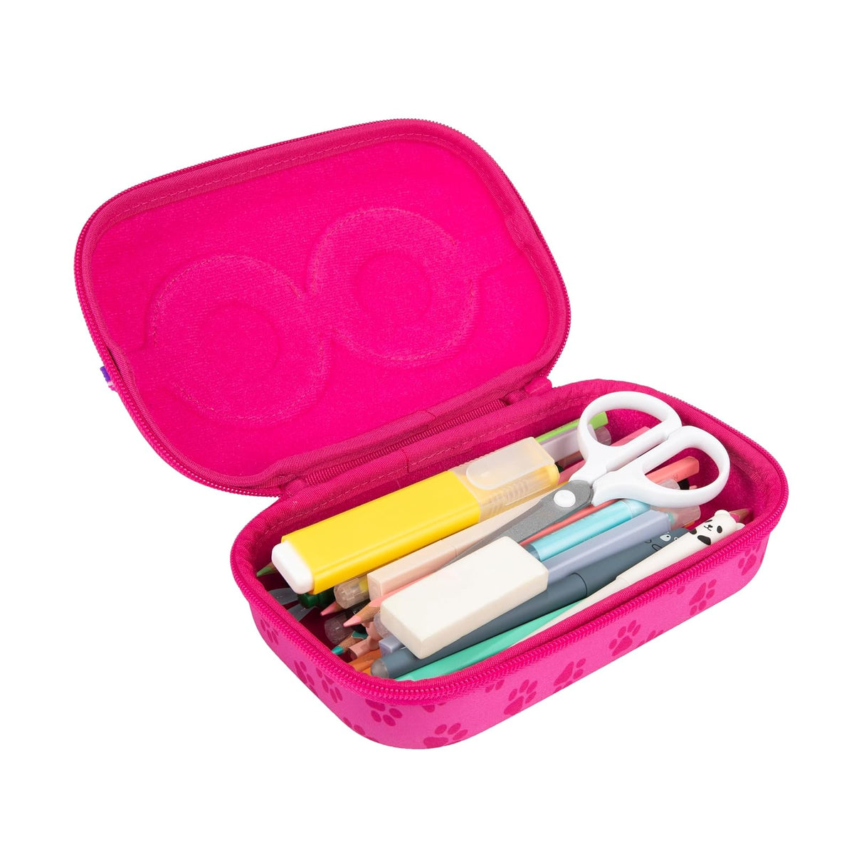 ZIPIT Estuche para lápices para niñas | Estuche de gran capacidad | Estuche escolar para niñas y niños (Rosa)