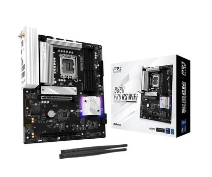 ASRock B860 Placa Base Intel LGA1851, DDR5, WiFi 6E - ATX - PRO RS WIFI
